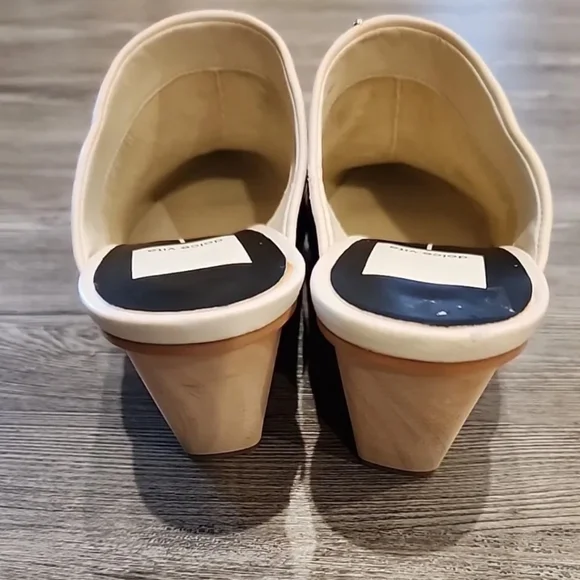 Dolce Vita Women's Off White Asia Beaded Heel Mules Shoes Size 7 - Picture 5 of 12